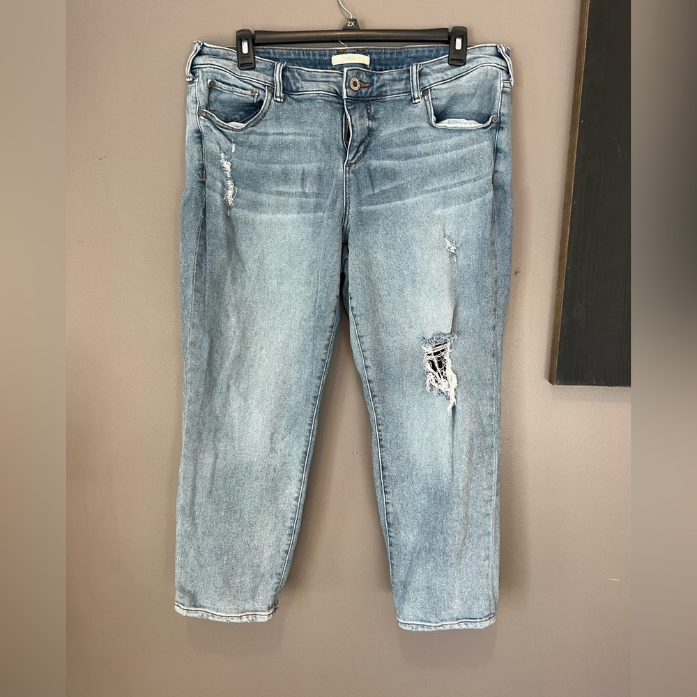 Stitches Boyfriend Cut Jeans
